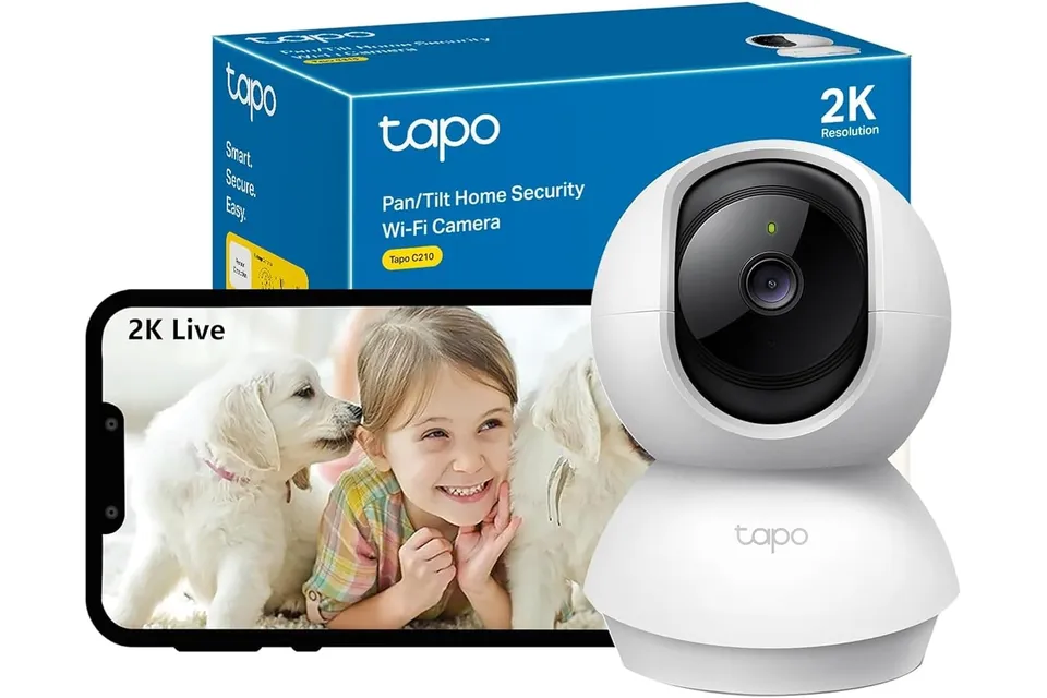 Tapo C210 Caméra WiFi Intérieure 2K 3MP
